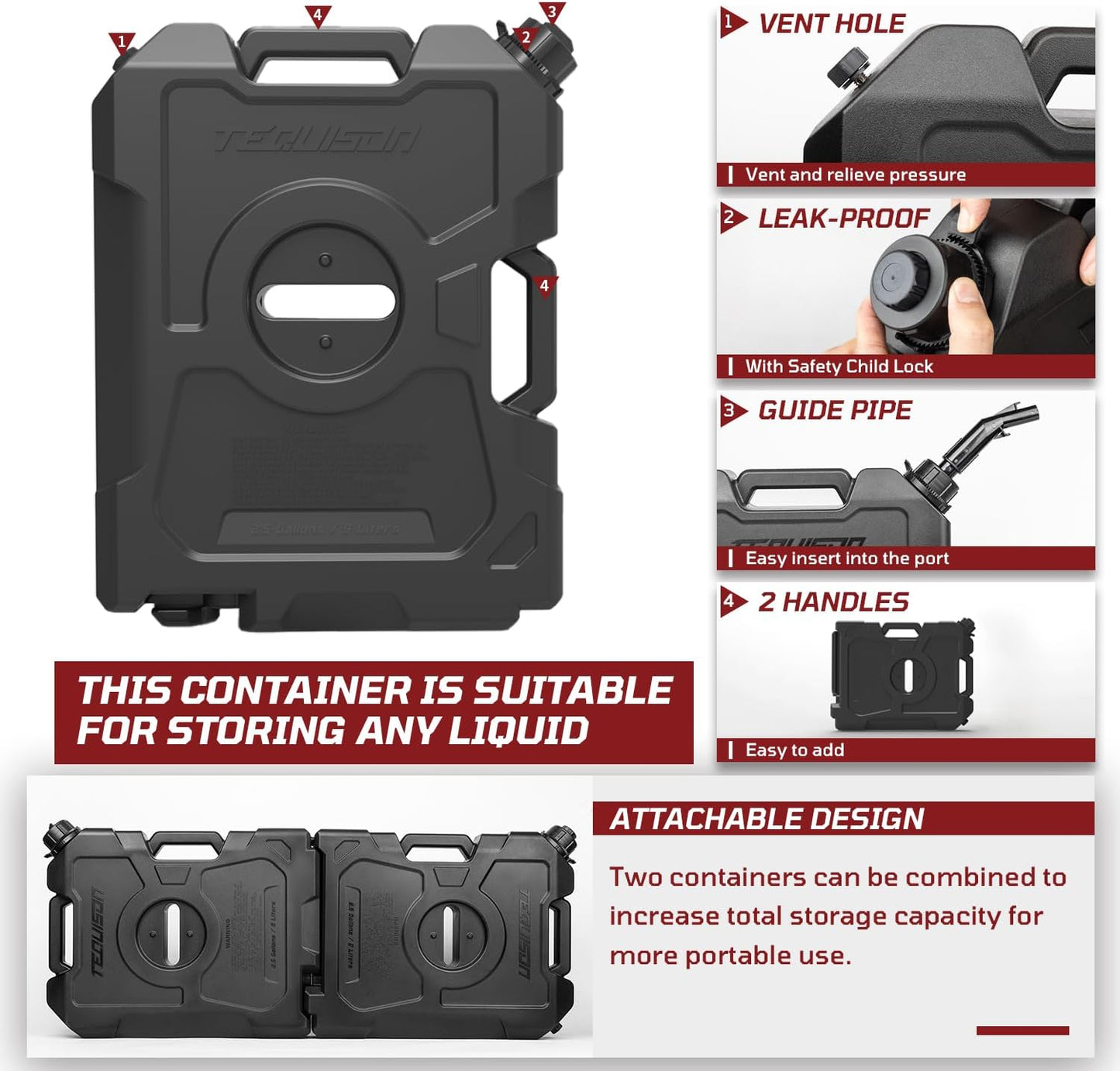 Door Hinge Container and Mount Set Compatible with 2007-2026 Jeep wrangler JL JK & Gladiator JT