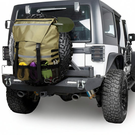Spare Tire Trash Bag, Offroad Storage Bag Heavy Duty Truck Tailgate Fits up to 40" Tire for Jeep Truck SUV Car