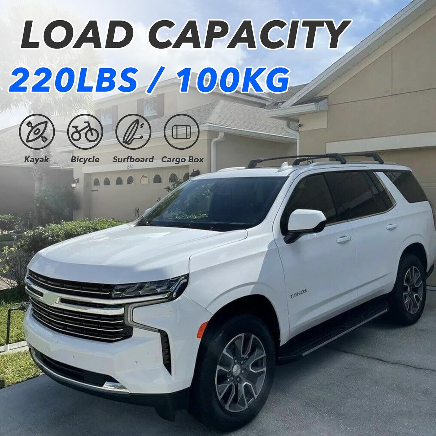 2008 Chevy Tahoe Roof Rack Roof Rack Cross Bars For 2021 2022 2023