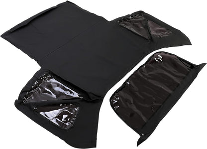 HECASA Soft Top Compatible with 2018-2023 Jeep Wrangler JL 2 Door Replacement for 56862-35 w/Tinted Plastic Window Black Sailcloth Vinyl