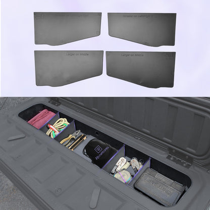 4PCS Tailgate Storage Dividers For 2023-2026 Chevy Colorado/GMC Canyon