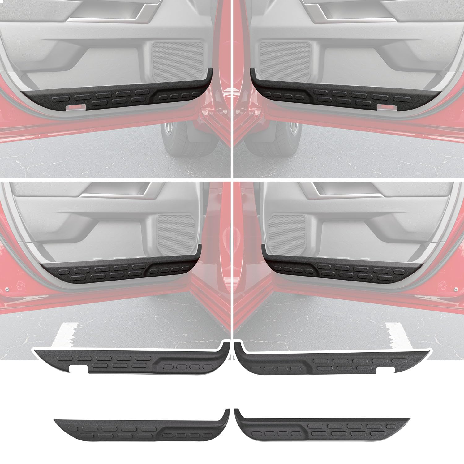 4PCS Car Door Anti Kick Pads Sticker Compatible with 2022-2026 Toyota Tundra