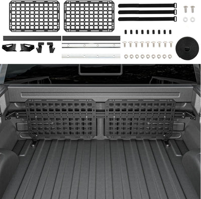 Front Truck Bed Molle Panel Rack System Compatible with 2015-2025 Ford F150 / Raptor (Not for 6.5FT)