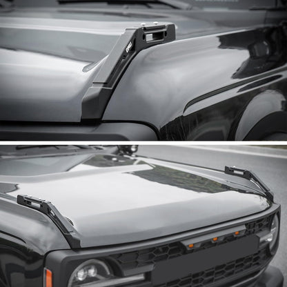 Aluminum Limb Riser Engine Hood Trail Sights Compatible with 2021 - 2026 Ford Bronco