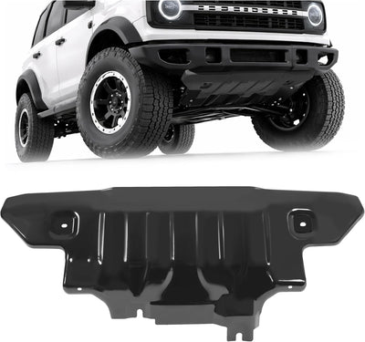 Front Bumper Skid Plate Compatible with 2021-2025 Ford Bronco Replacement for MB3C-6B629-CB