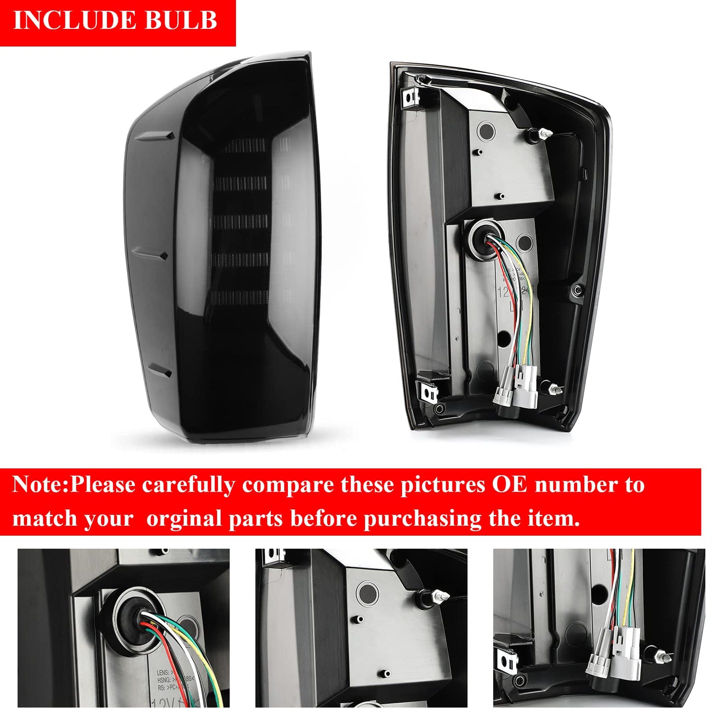 LED Brake Tail Light Rear Lamp Fit for 2016 - 2023 Toyota Tacoma