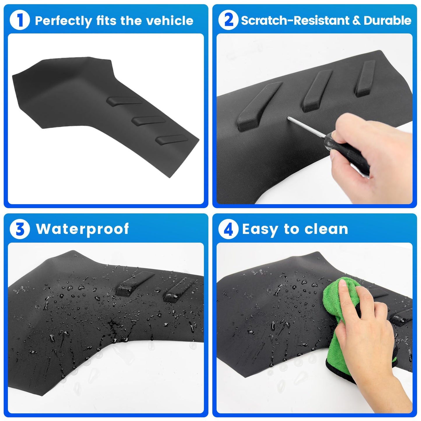 Rear Bumper Protector For Toyota 4Runner 2014-2024 (Exclude TRD Sport Limited)