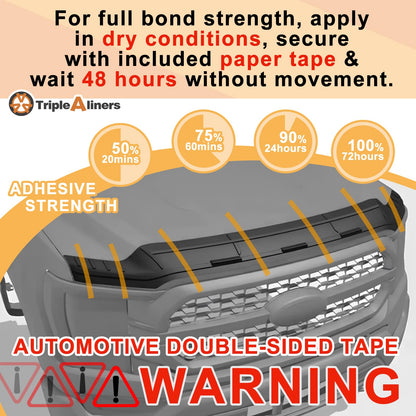 TPE Hood Bug Deflector Protector for 2024 - 2026 Ford Ranger