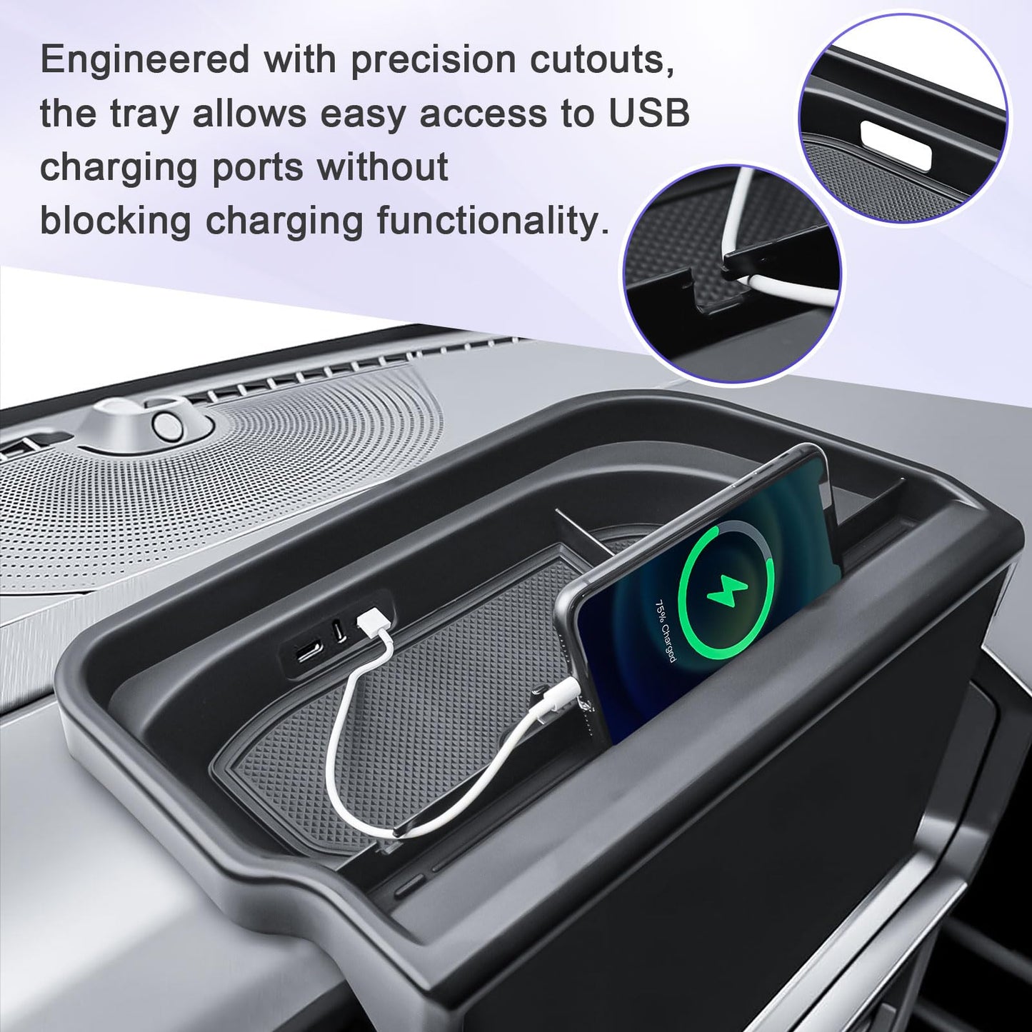 Dashboard Storage Tray for Ford Bronco Sport 2025 2026