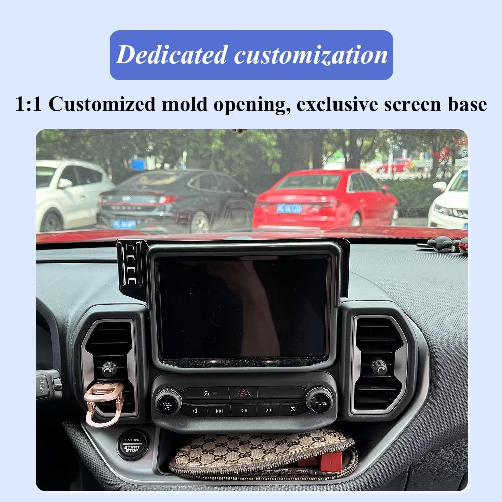 Car Phone Holder for Ford Bronco Sport Auto Accessories [Only for 2021-2024 Bronco Sport] [Auto Lock Hands Free Cell Phone Mount Car fits for iPhone & All Smartphones]