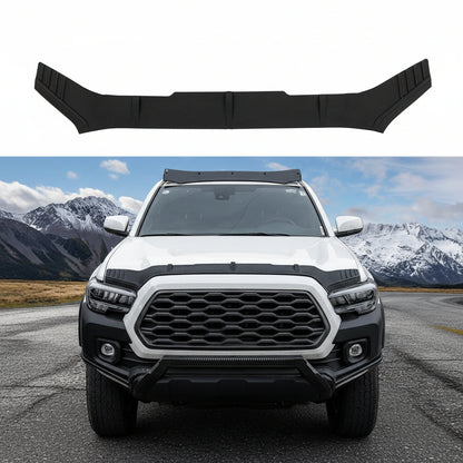 Hood Protector Compatible with 2016-2023 Toyota Tacoma Hood Shield TPE Hood Deflector Hood Guard for 2022 Tacoma Accessories