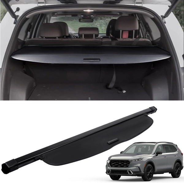 Retractable Cargo Cover for Honda CRV 2023 2024 (Include Hybrid) Trunk Cargo Cover Luggage Security Shade Cover for CR-V 2023 2024 Shielding Shade Anti-Peeping Luggage Privacy Screen - OMOTOR