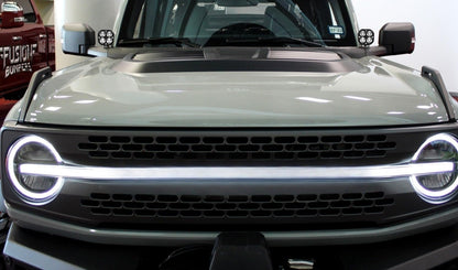 Clear Lens 20W High Power LED A-Pillar Lighting Kit Compatible with 2021-2026 Ford Bronco