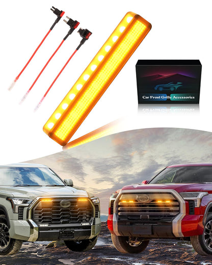 Front Bumper LED Raptor Grill Light for 2019-2025 Toyota Tundra