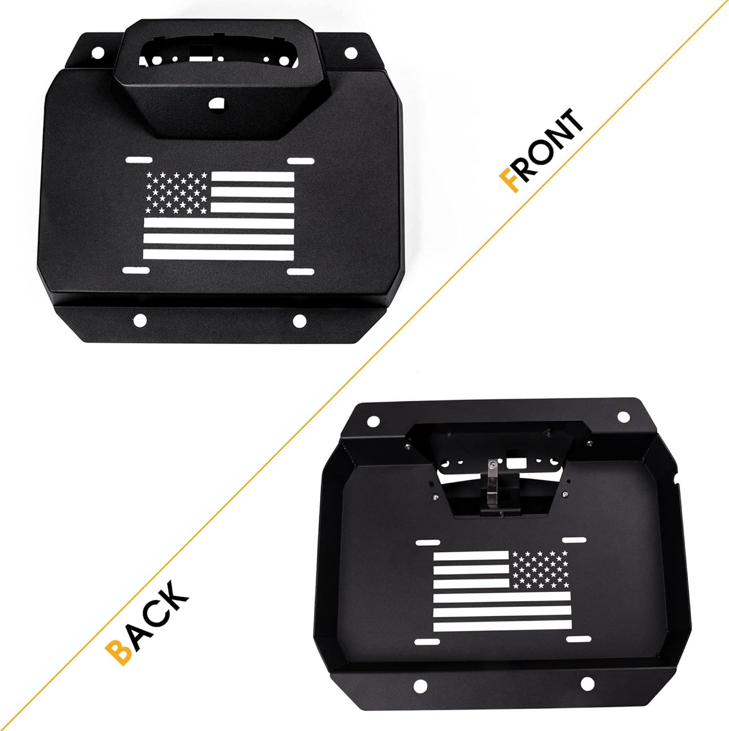 BESTAOO Spare Tire Carrier Delete Filler Plate Tramp Stamp Tailgate Vent-Plate Cover with Aluminum for Ford Bronco 2021 2022 2023 2024 2025 2/4 Door Accessories