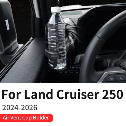 Multifunction Air Vent Cup Holder For Toyota Land Cruiser 250 2024-2026