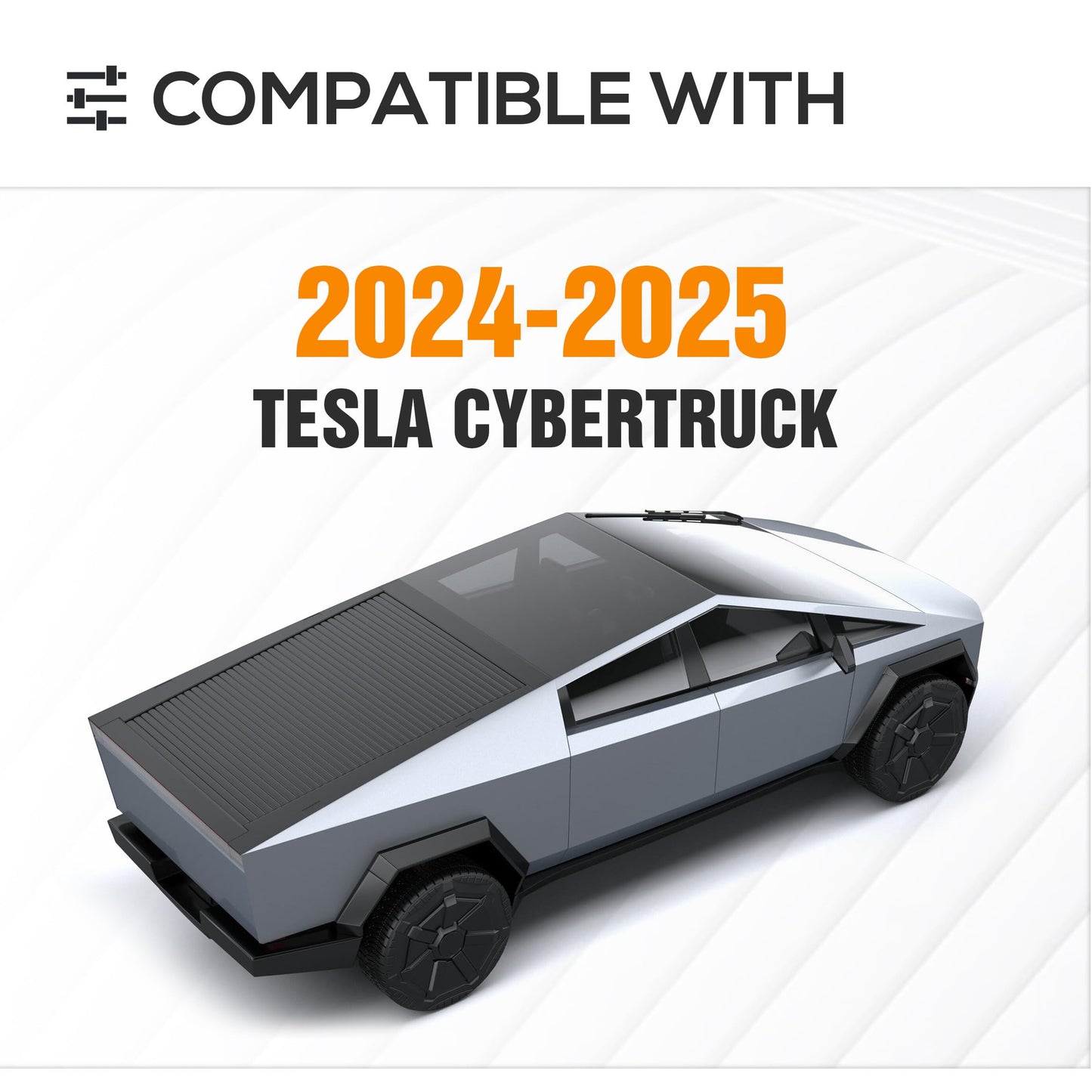 Bed Rack Roll Bar with MOLLE Panels Compatible with 2024–2025 Tesla Cybertruck