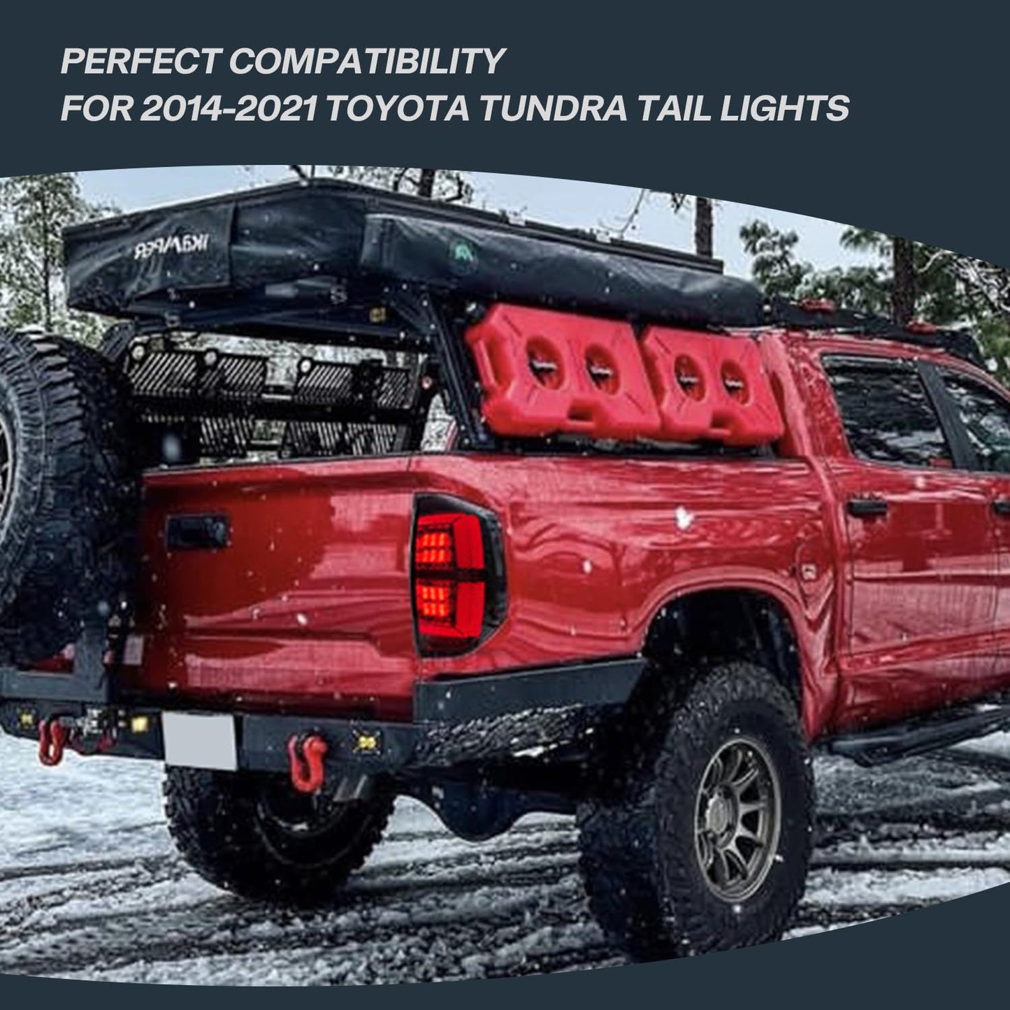 Tail Lights for Toyota Tundra SR/SR5/Limited/Platinum/1794/TRD Pro 2014 - 2021