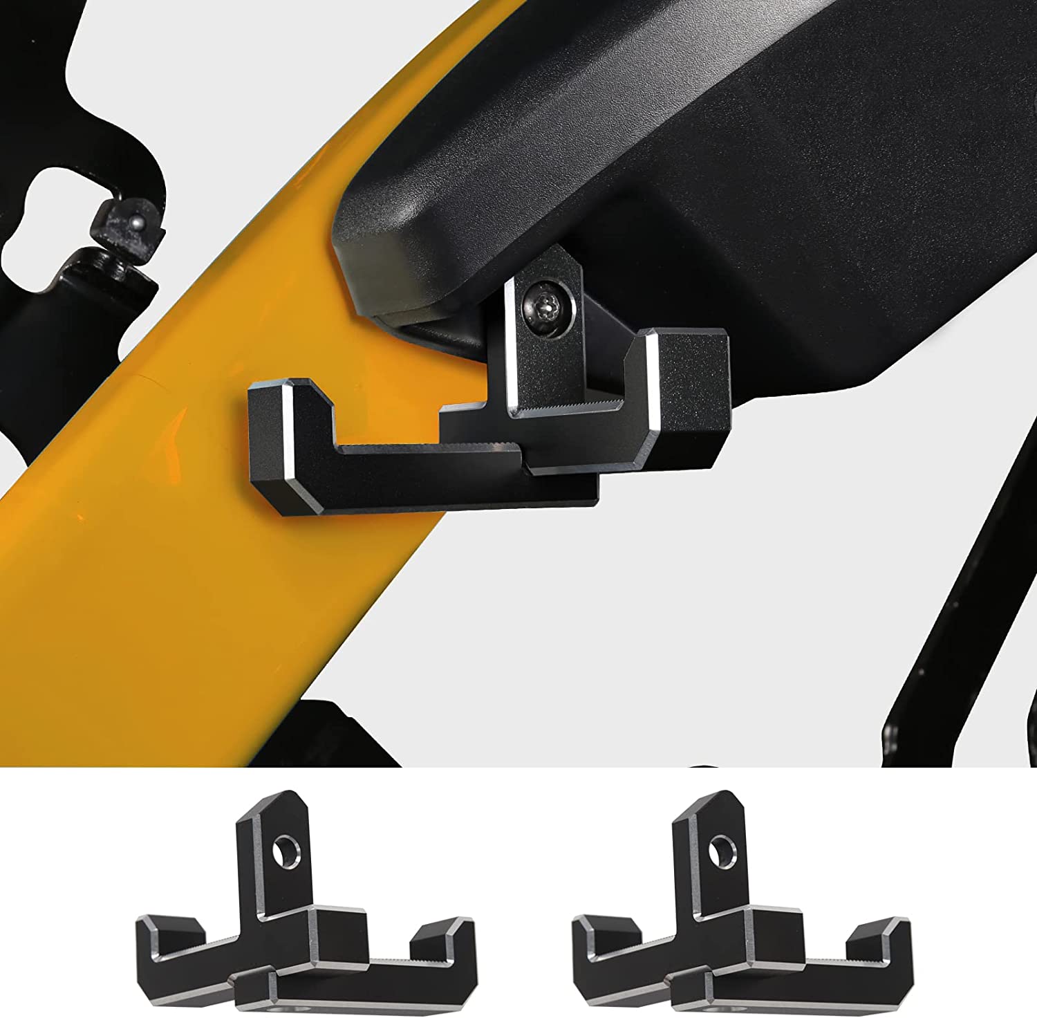 Aluminum Trunk Grocery Bag Hooks for Ford Bronco 2021 - 2026 4-Door (T+J-Shaped)