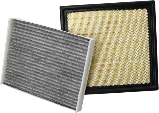 FA1883 Ford Engine and Cabin Air Filter Set for F150 2.7L 3.0L 3.3L 3.5L 5.0L (2015-2025), Expedition, Lincoln Navigator (2018-2024), Lobo (2016-2022), Replaces# FL3Z19N619A, FP79