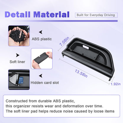 Dashboard Storage Tray for Ford Bronco Sport 2025 2026