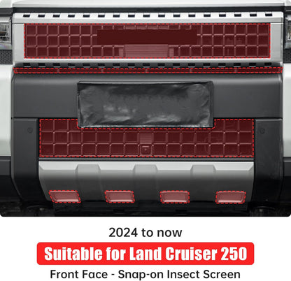 Front grill bug screen for 2024-2026 Toyota Land Cruiser 250&1958 Prado LC250 J250