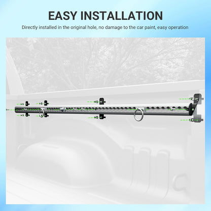 5.7FT Side Bed Rail Compatible with 2019-2025 Dodge Ram 1500