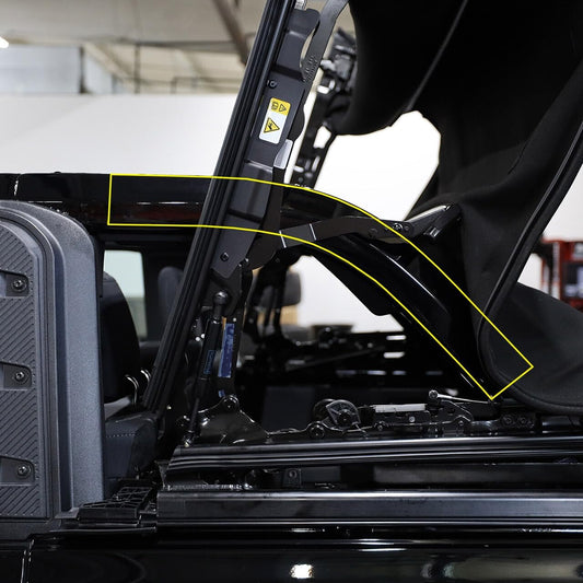 IAG Performance Roll Bar Paint Protection Film (PPF) Kit for Ford Bronco 2021+ (4 Door Soft Top Only)