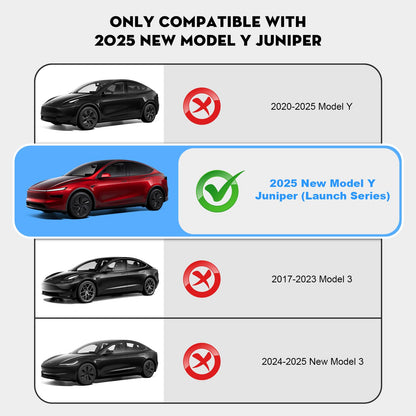 Rear Seat Back Protector for Tesla Model Y/ 3 2026 [Upgraded TPE]