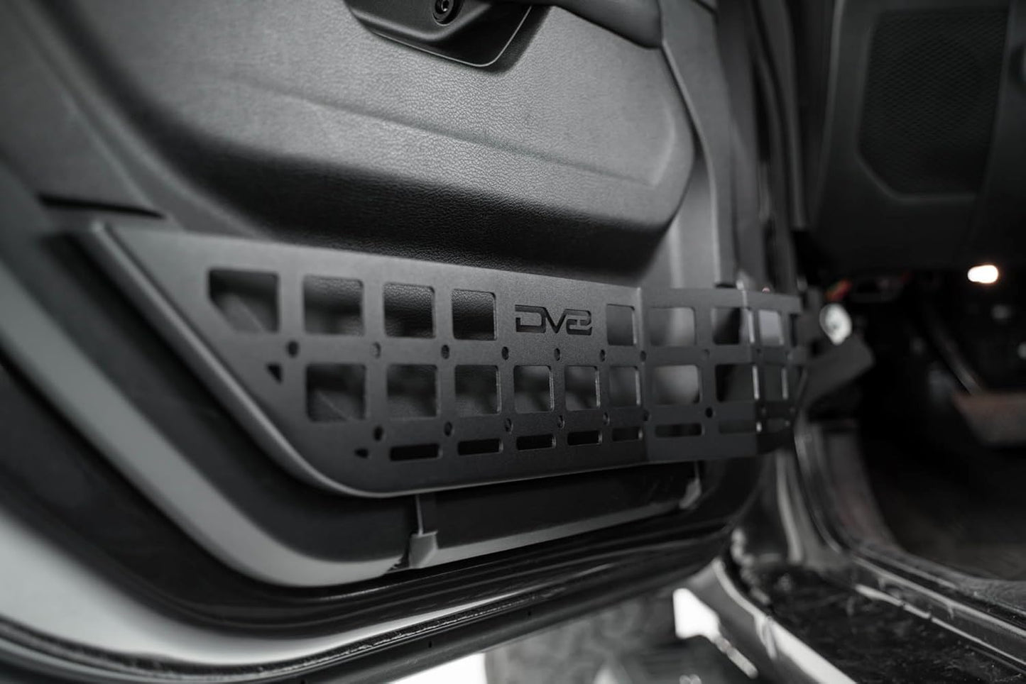 DV8 Offroad Front Door Pocket Molle Panels for The 2018-2025 Jeep Wrangler JL & 2020-2025 Jeep Gladiator JT | Rigid Steel Design Replaces The Weak Saggy Net