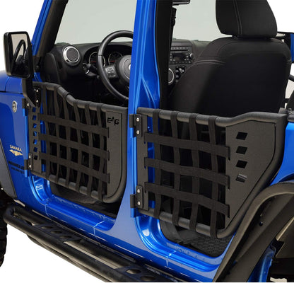 Matrix Trail Tubular Door with Side View Mirror Fit for 07-18 Wrangler JK 4 Door Only