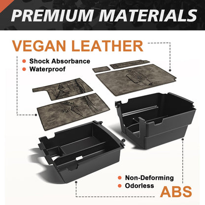 Center Console Organizer Compatible with 2025 2026 Ford Bronco (Not for 2-Door& Manual &Bronco Sport)