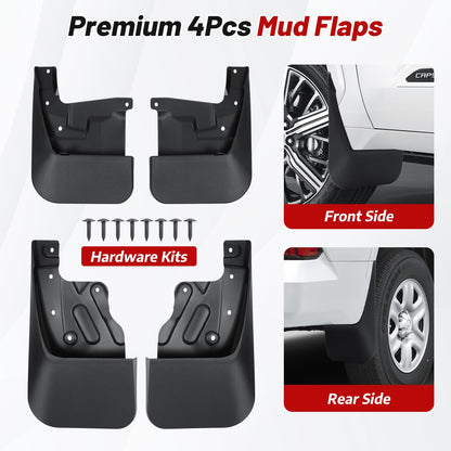 4PCS All-Weather Sunsdrew Mud Flaps for Toyota Tundra 2022-2026 (Not fits SR Models)