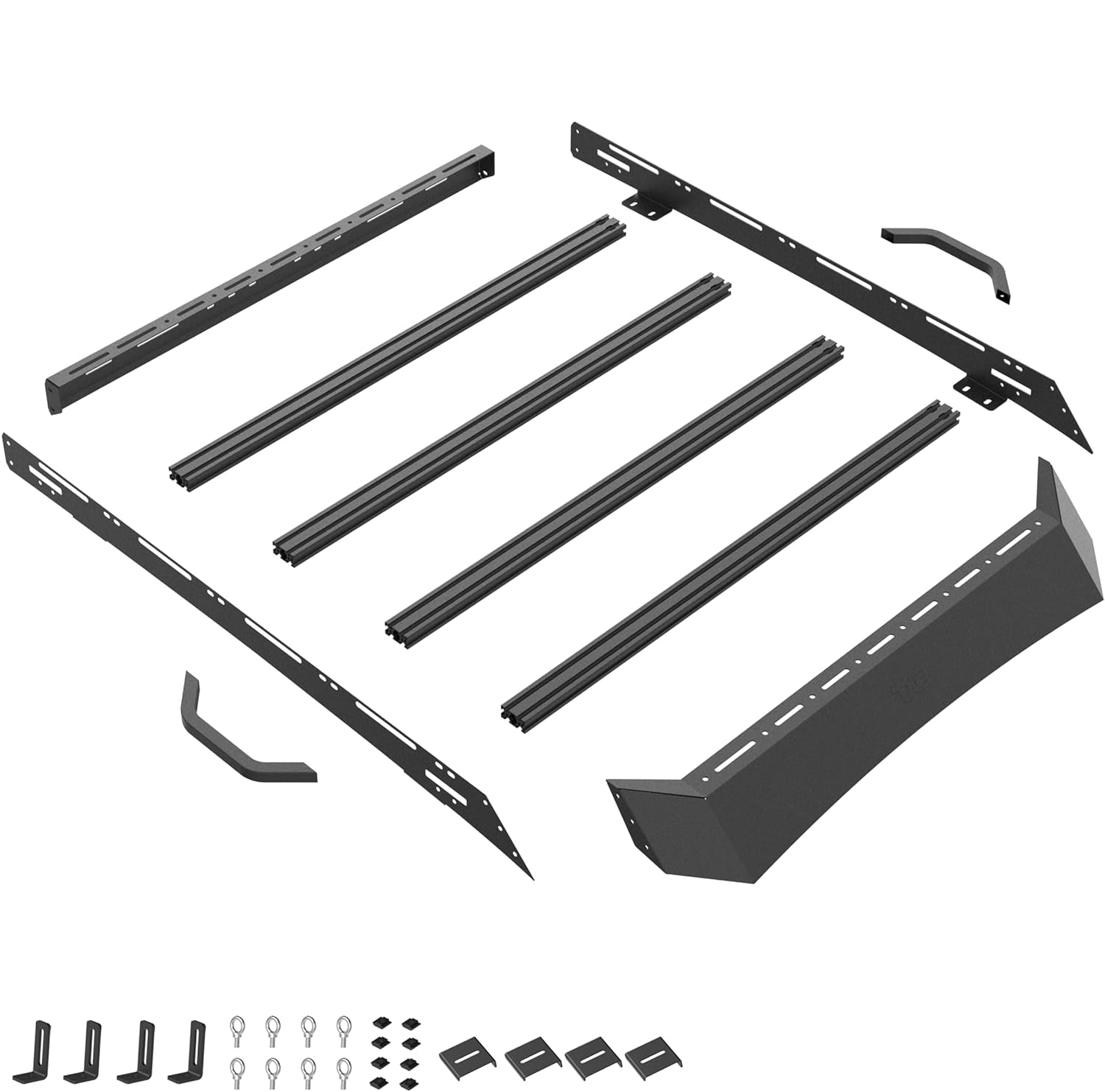 TAC Roof Rack Compatible with 2024-2025 Tacoma Double Cab Truck Cross Bar Cargo Canoe Bike Kayak Snowboard Luggage Upper Storage Carrier Truck Outdoors Gear