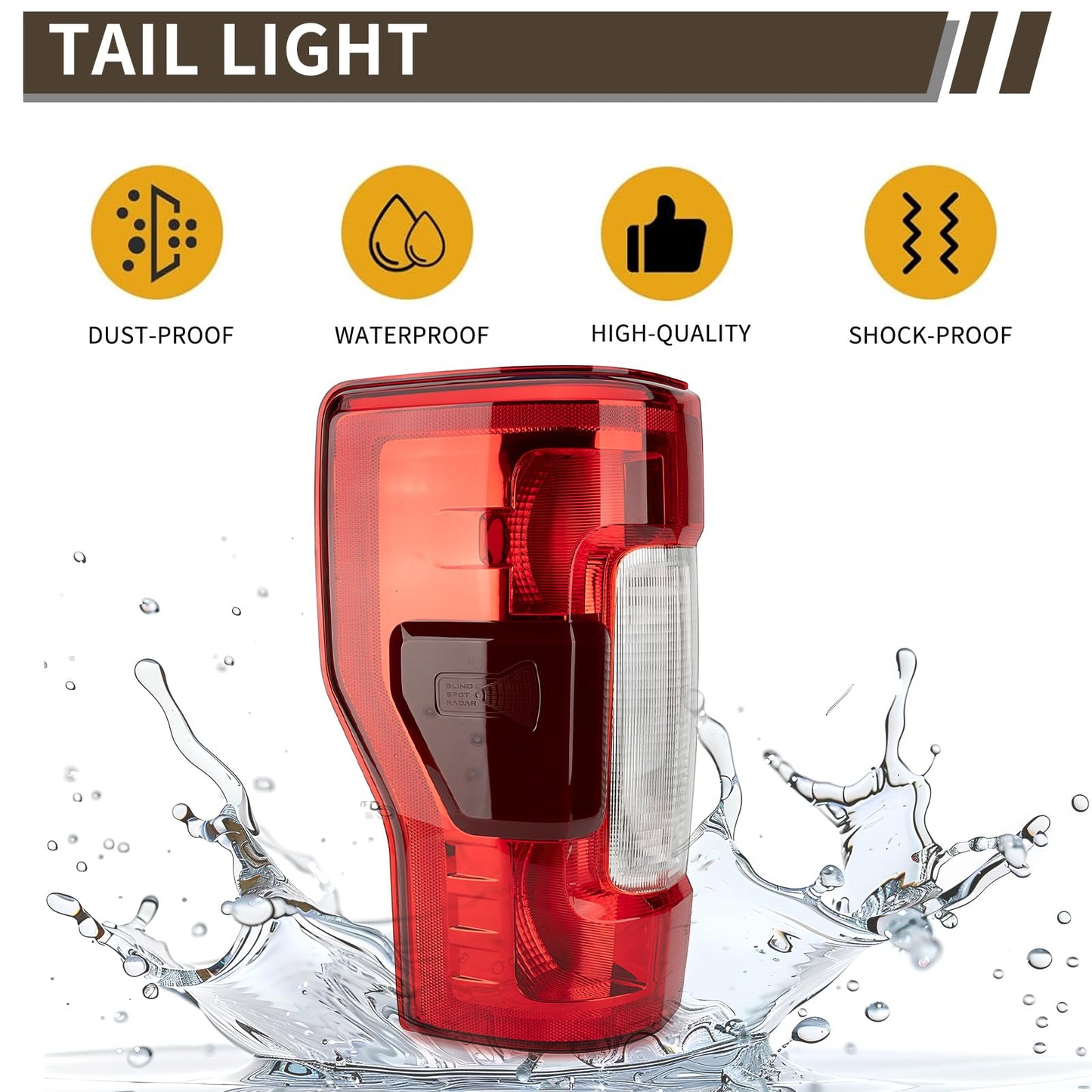 Tail Light Assembly Compatible With Ford F250 F350 Super Duty 2017 2018 2019