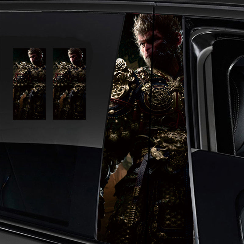 Universal Car Center B Pillar Sticker - Black Myth Wukong