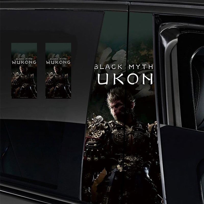 Universal Car Center B Pillar Sticker - Black Myth Wukong - OMOTOR