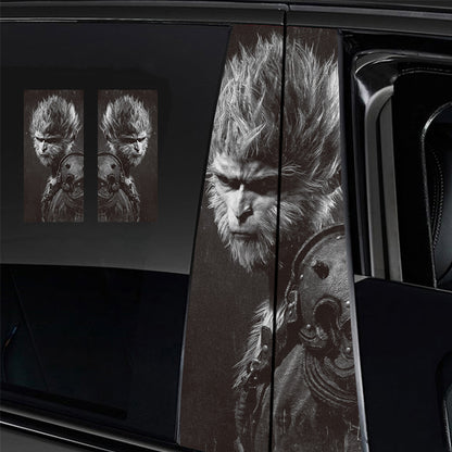 Universal Car Center B Pillar Sticker - Black Myth Wukong - OMOTOR