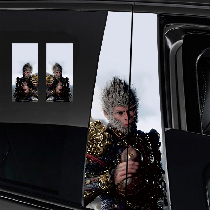 Universal Car Center B Pillar Sticker - Black Myth Wukong - OMOTOR