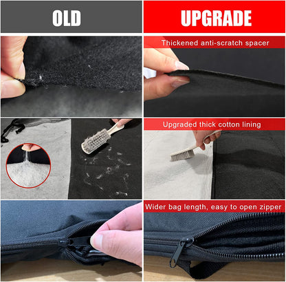 Soft Top Window Storage Bag for Ford Bronco Accessories 2021 2022 2023 4 Door Plush Multi-Layer Protection Bags Prevent Soft Windows Scratching and Bending - OMOTOR