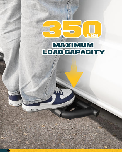Side Steps Running Boards Compatible with 2015-2026 Ford F150 SuperCrew & 2017-2026 F250 F350 Super Duty