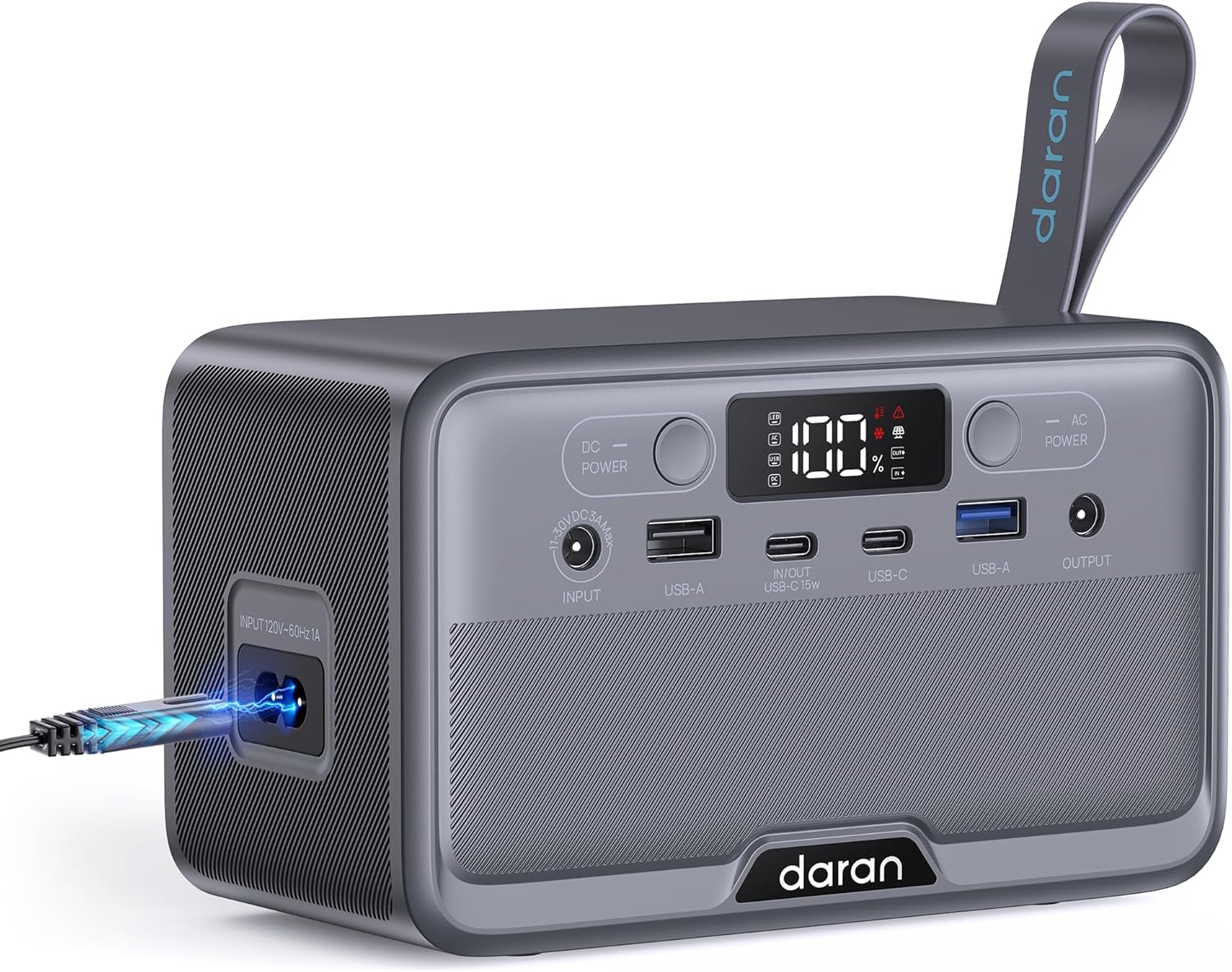 Portable Power Station 28,000mAh Battery 200W Peak Solar Power Bank