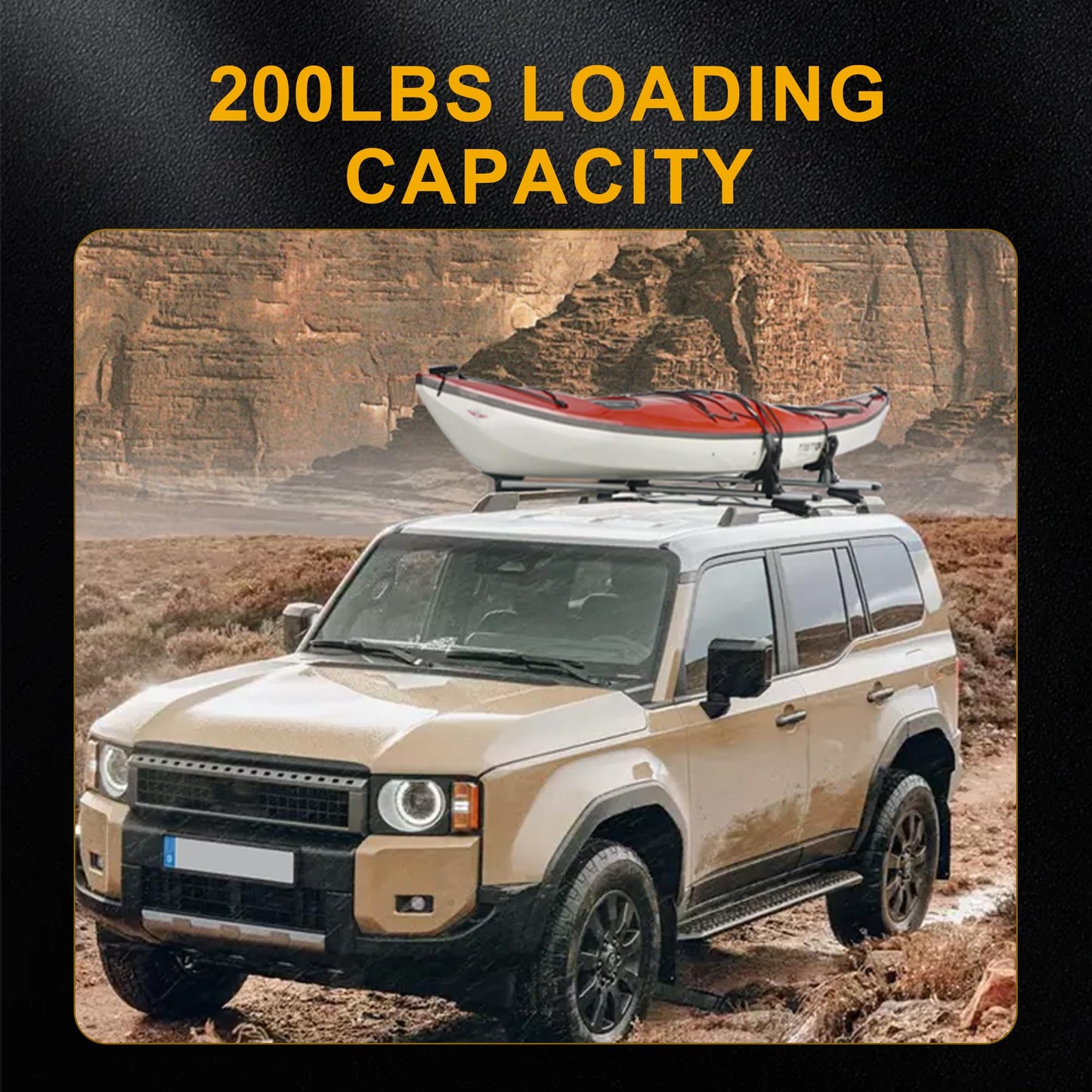 Roof Rack Cross Bars for Toyota Land Cruiser LC250/Prado J250