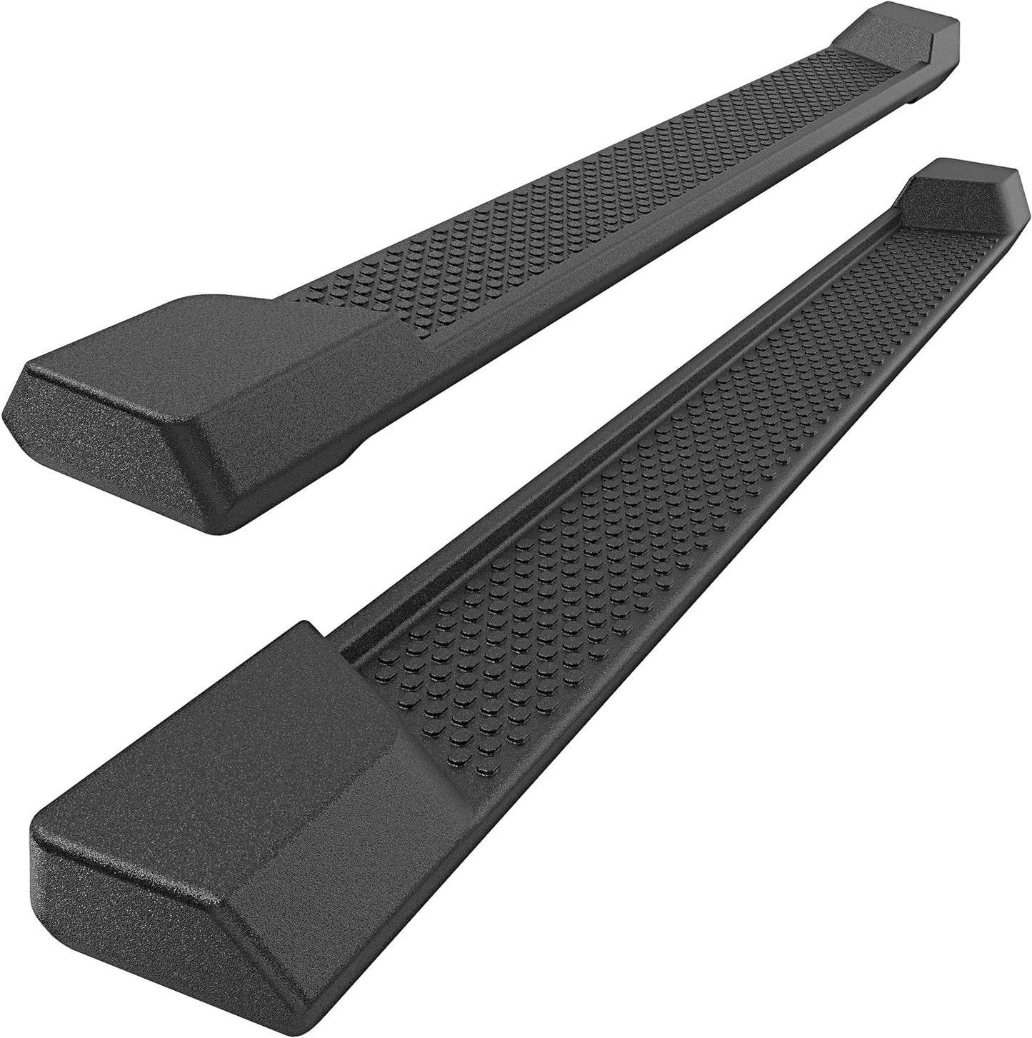 2PCS 6 inches OE Style Running Boards, Nerf Bars, Side Steps Compatible for 2018-2024 Jeep Wrangler JL 4-Door Black (Excl JK Model)