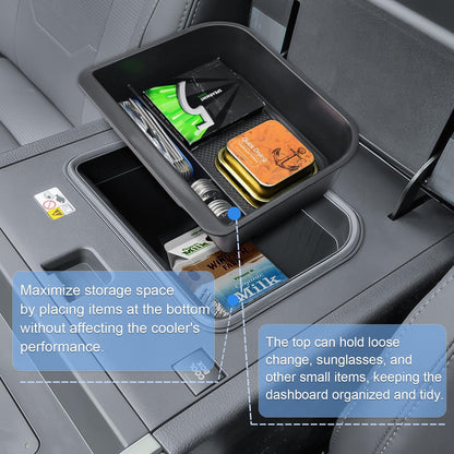 Cool Box Console Organizer Tray for Toyota Land Cruiser Prado 250 / Lexus GX550 2024 - 2026