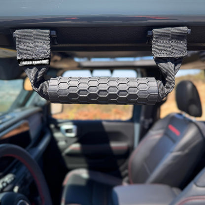 2 Pcs Grab Handles for Jeep Wrangler JL 2018–2026 Gladiator JT 2024–2026, Magnetic, Airbag Compatible