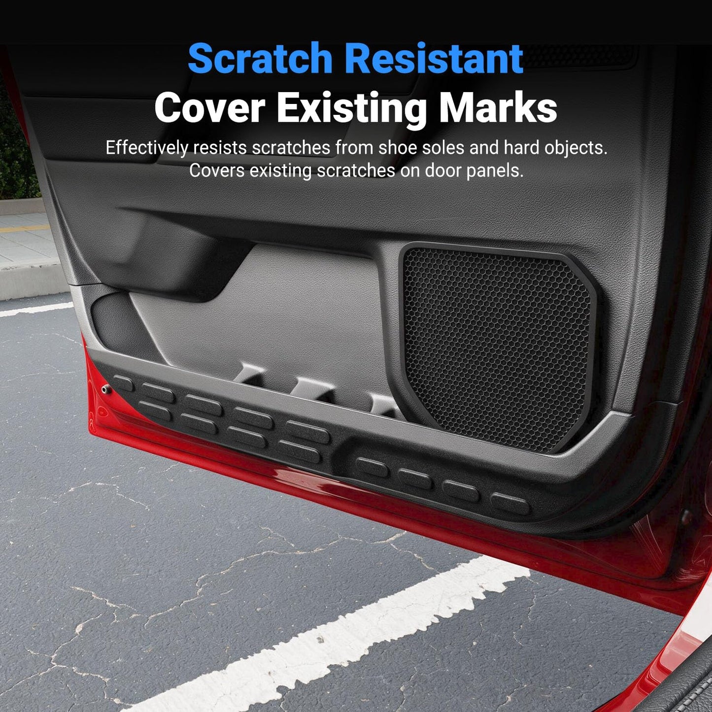 4PCS Car Door Anti Kick Pads Sticker Compatible with 2022-2026 Toyota Tundra