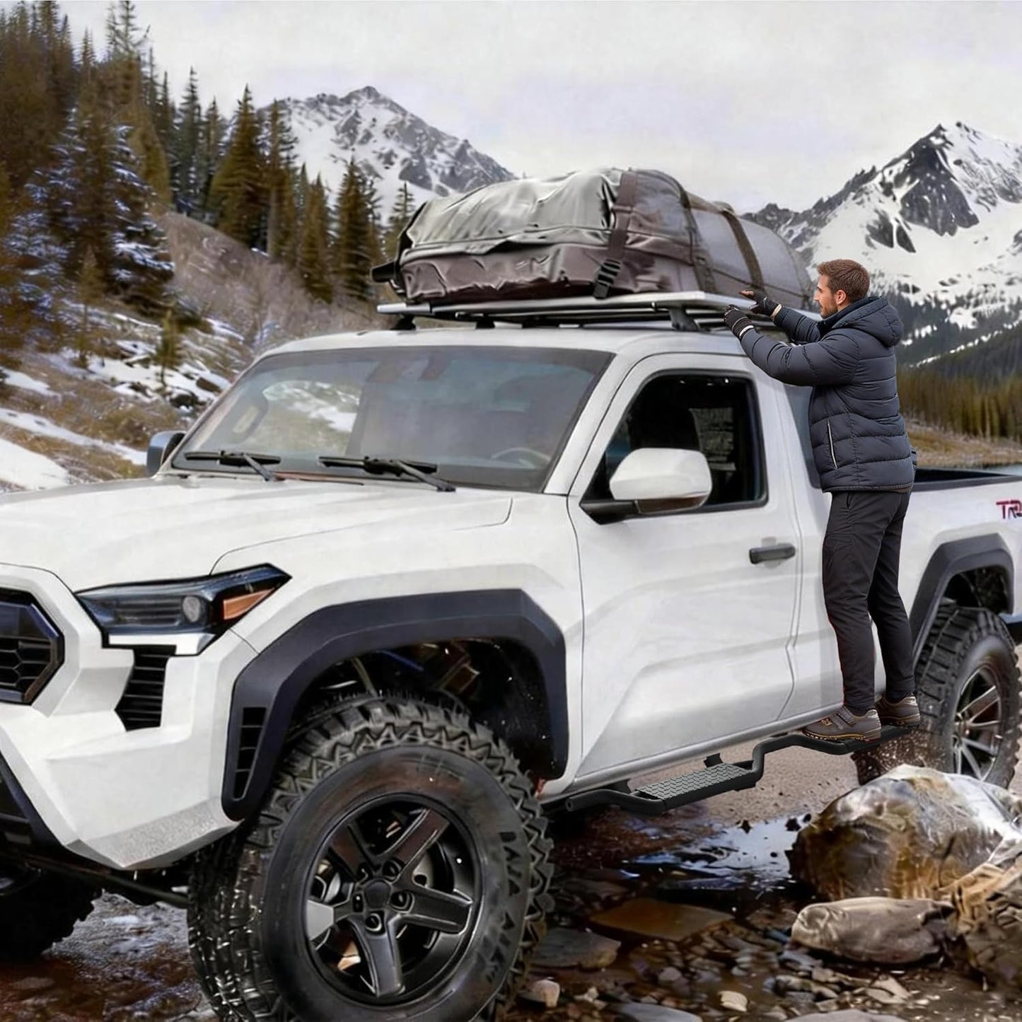 Running Boards Fit for Toyota Tacoma Double Cab 2024-2026