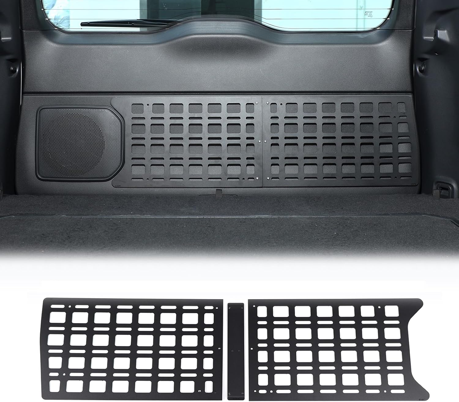 1PCS Tailgate Molle Panel Cargo Rack Compatible with Toyota Land Cruiser 250 Prado J250 LC250 2024 2025