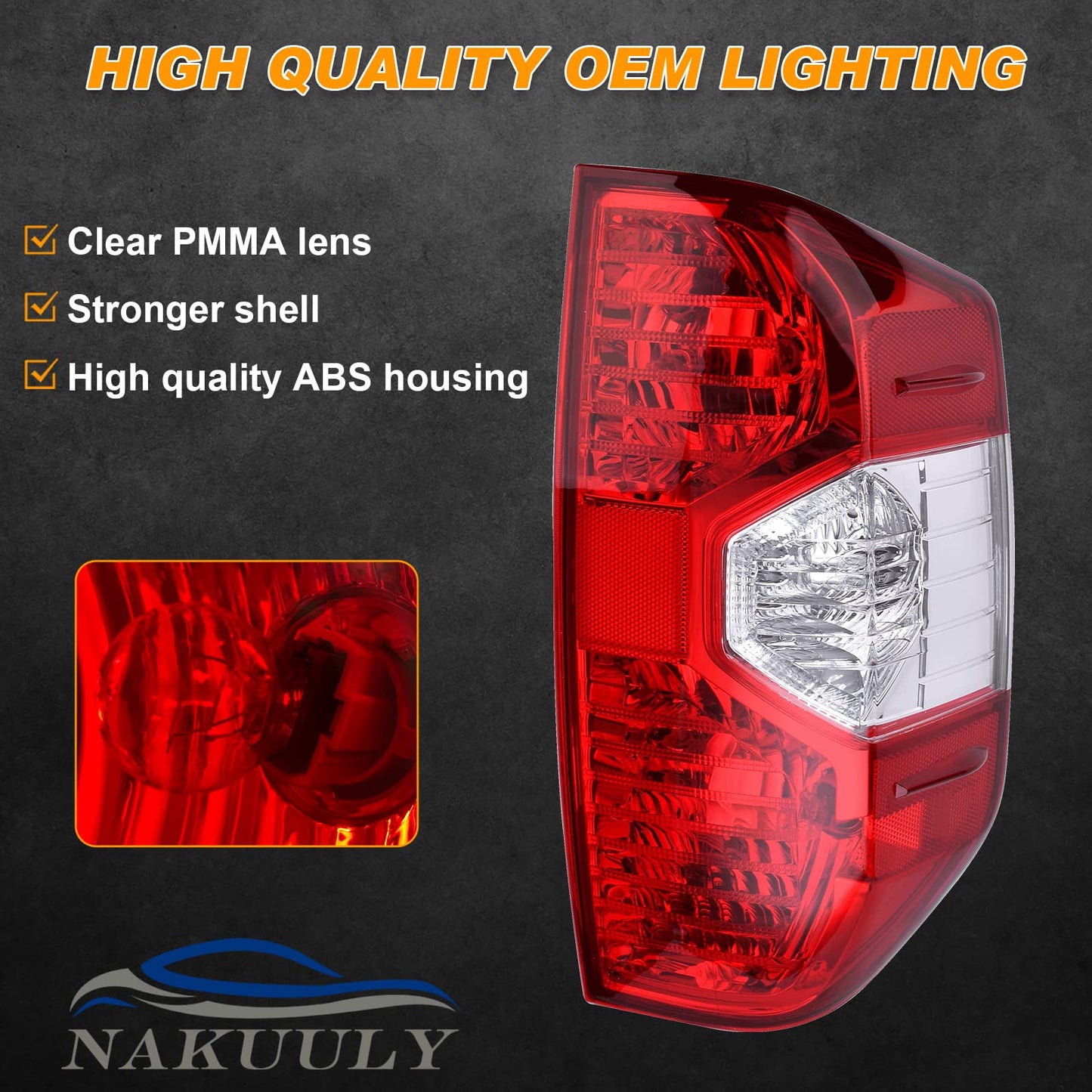 Tail Light Compatible With Toyota Tundra 2014-2021 without Bulb Replace # 81560-0C100